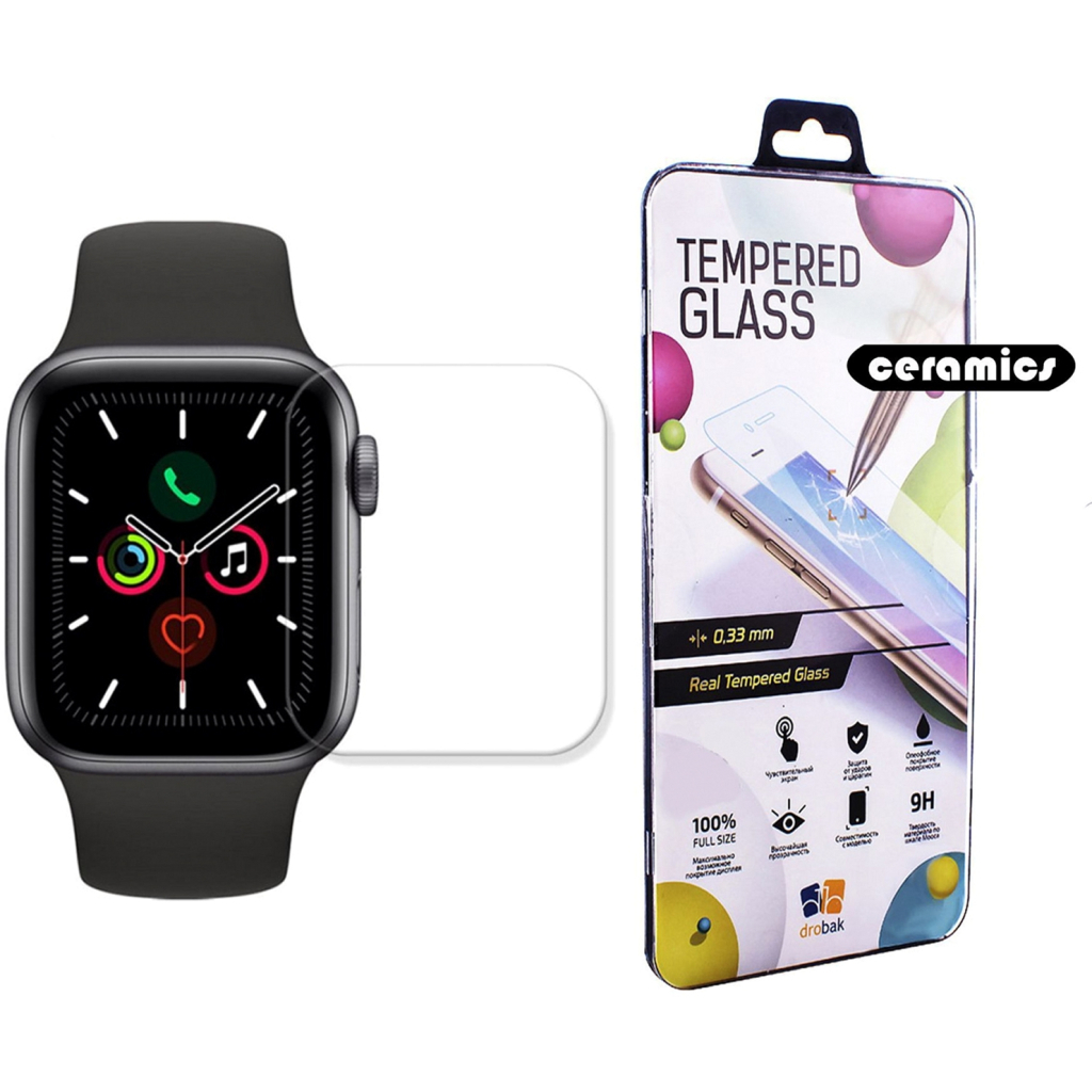 Плівка захисна Drobak Ceramics Apple Watch Series 6 44mm (2 шт) 313117 (313117) - зображення 1