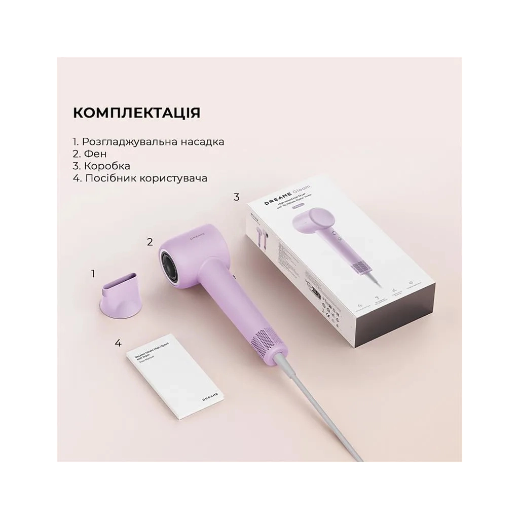 Фен Dreame Gleam Purple (AHD12A-PPL) - зображення 11