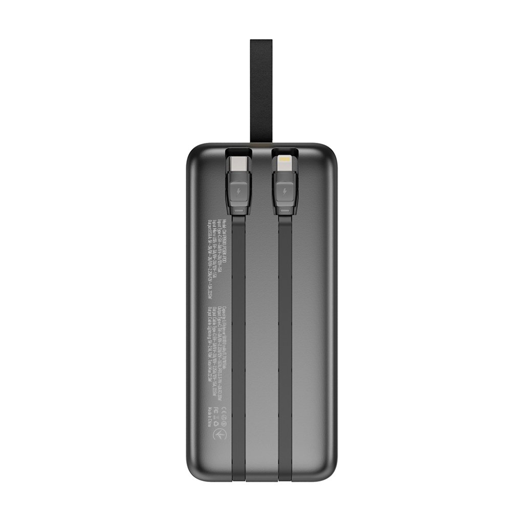 Батарея універсальна ColorWay 50 000 mAh PD/18W, QC3.0/22.5, Digital Display, Black (CW-PB500LPC5BK-PDD) - зображення 2