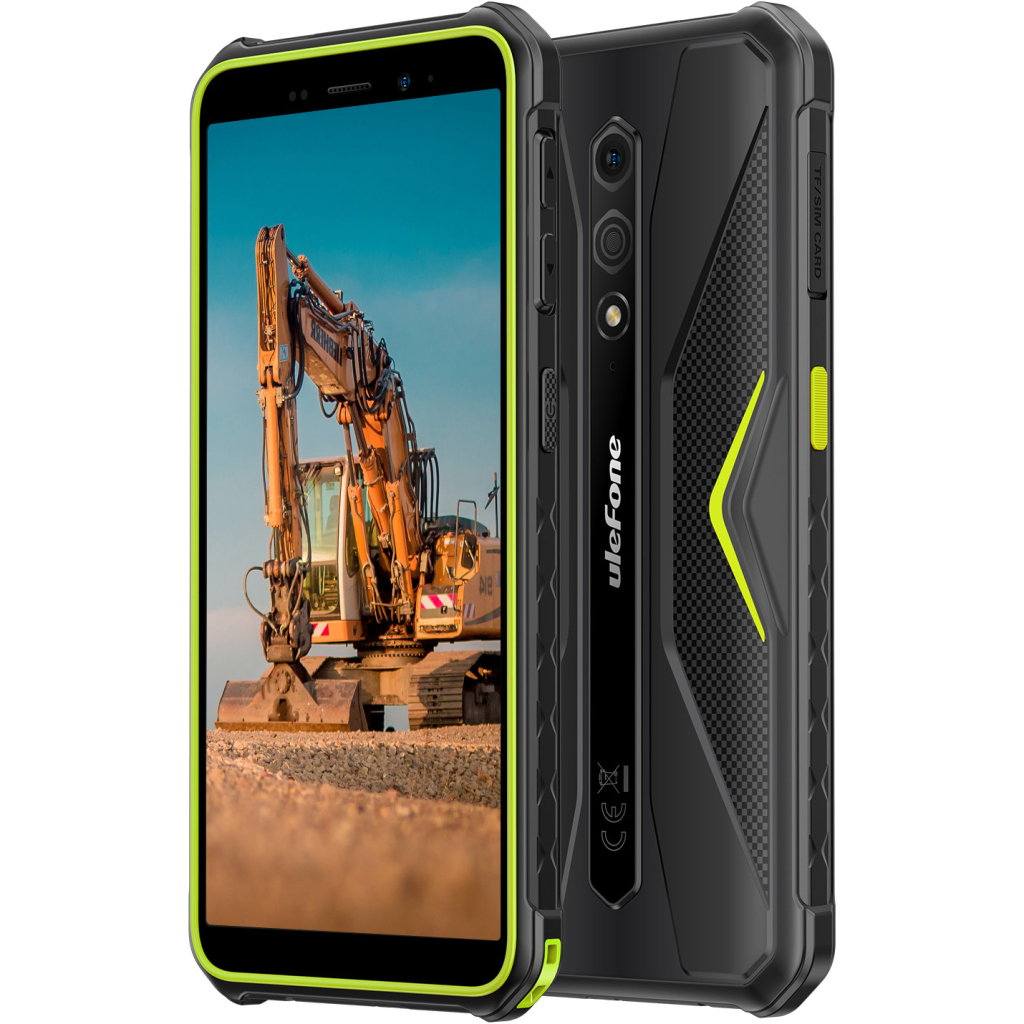 Мобільний телефон Ulefone Armor X12 3/32Gb Black Green (6937748735632) - зображення 2
