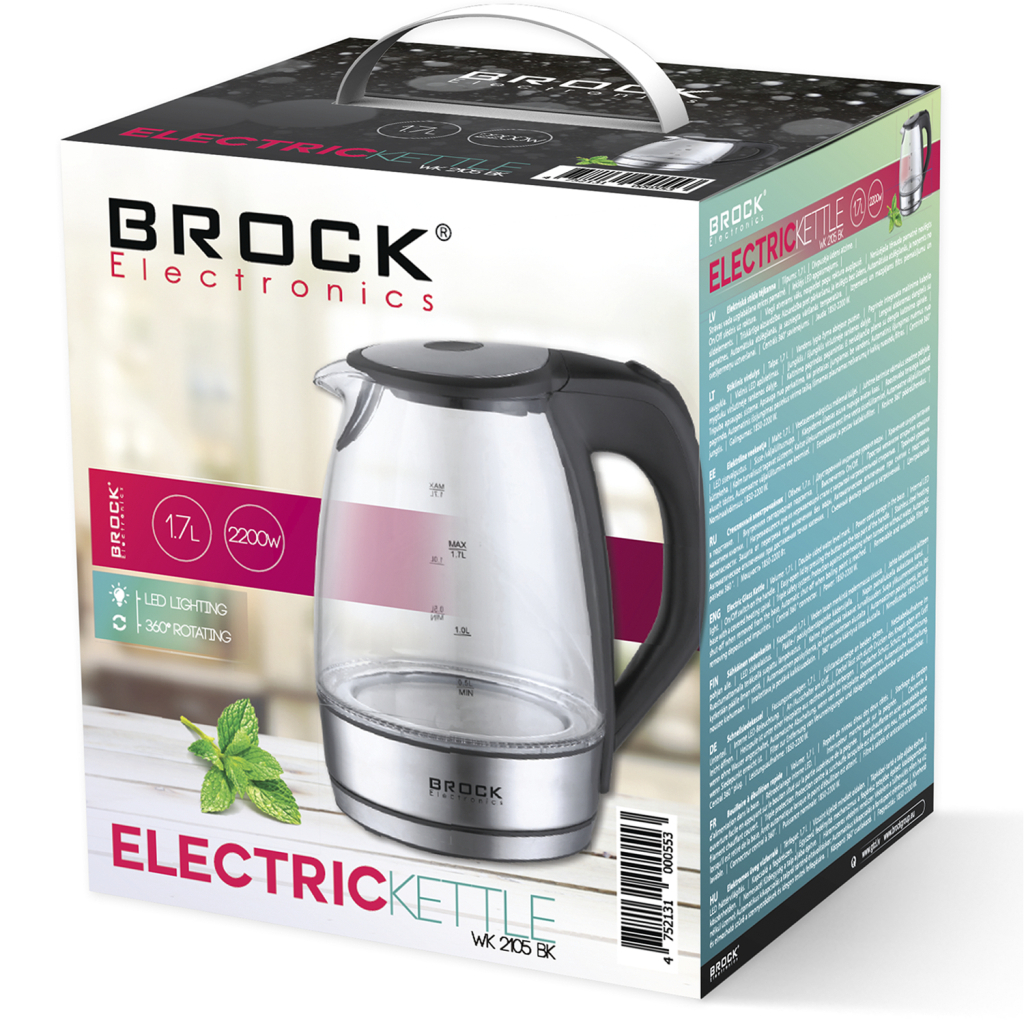 Електрочайник Brock WK 2105 BK (WK2105BK) - зображення 3