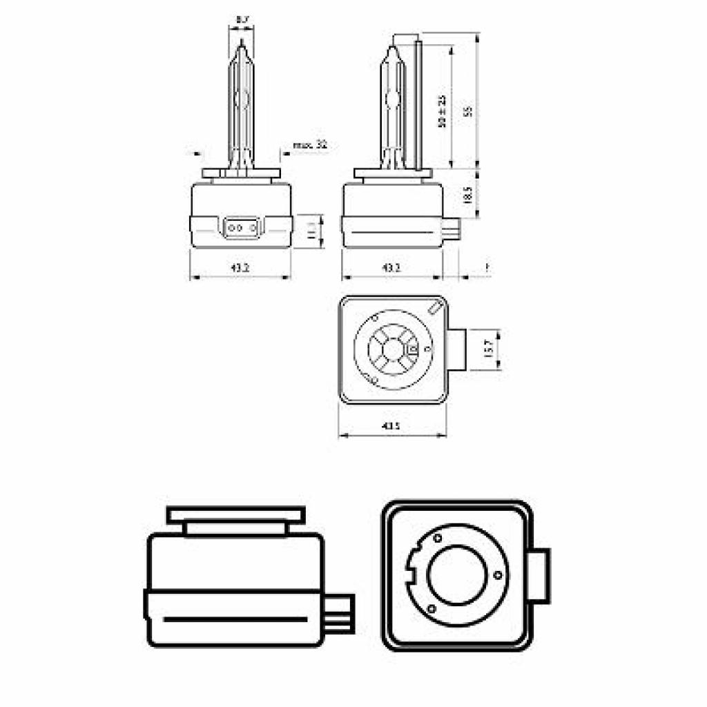 Автолампа Philips ксенонова (85415 WHV2 C1) - зображення 3