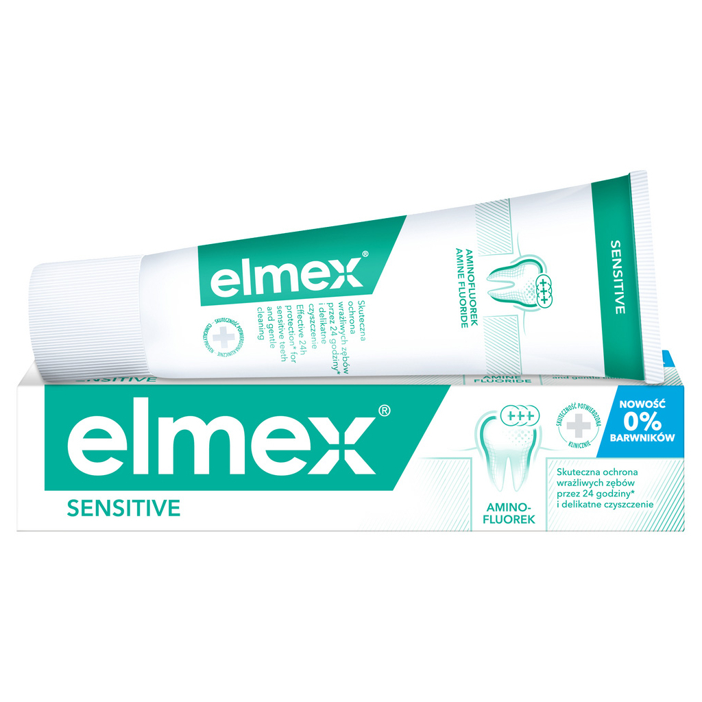 Зубна паста Elmex Sensitive з амінофторидом 75 мл (4007965560200) - изображение 1