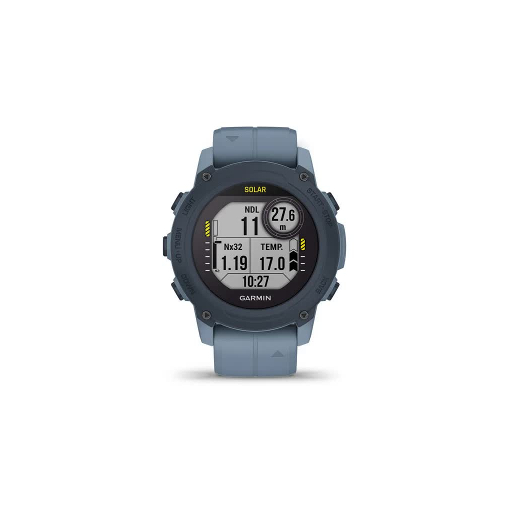 Смарт-годинник Garmin Descent G1 Solar, Dive Computer, Hurricane Blue, GPS (010-02604-13) - зображення 2