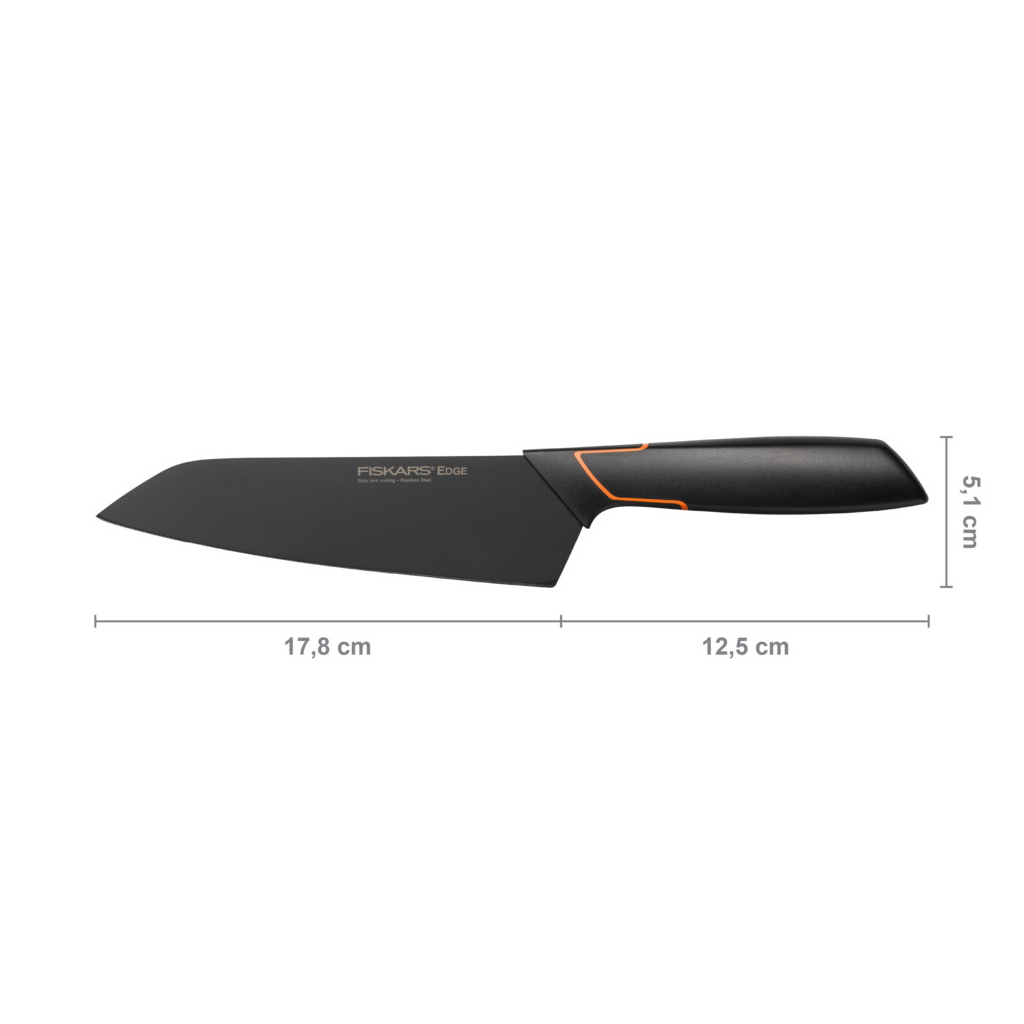 Кухонний ніж Fiskars Edge Santoku 17 см (1003097) - зображення 2