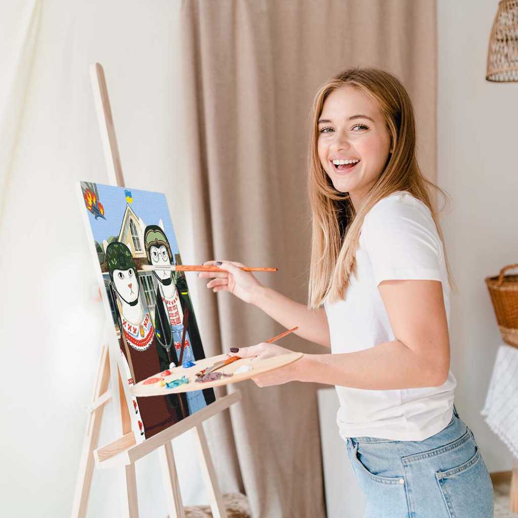 Картина по номерам Orner Українські Котики 40х50 см (orner-1675) - изображение 5