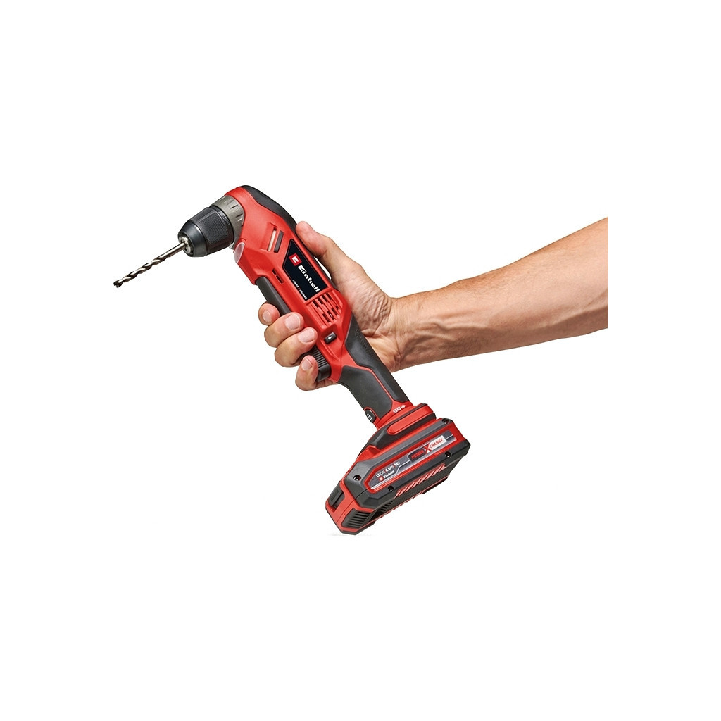 Дриль Einhell кутова TE-AD 18 Li - Solo PXC 18В, 1100 об/хв, 45Нм (без АКБ та ЗП) (4514290) - изображение 4