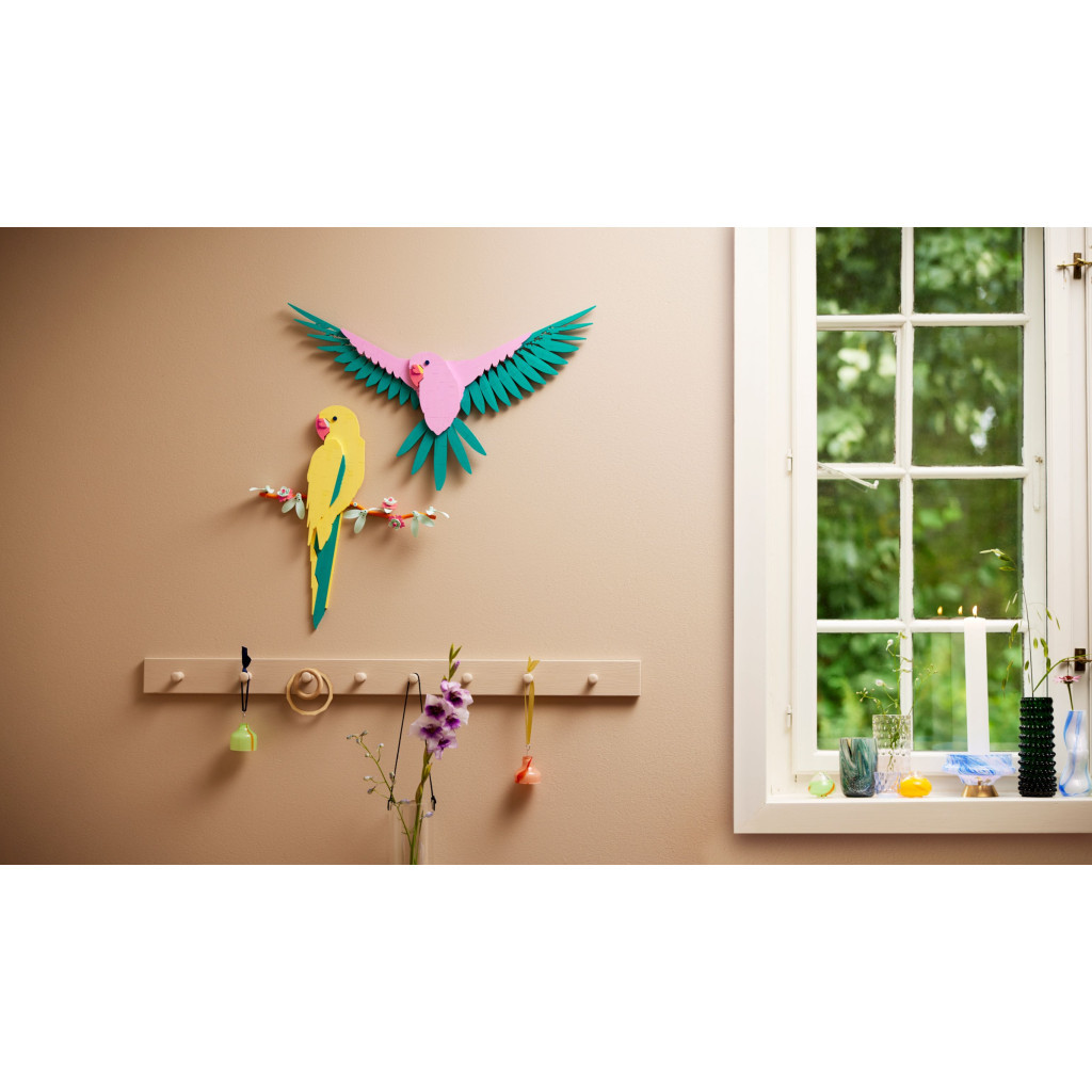 Конструктор LEGO Art Колекція фауни. Папуги Ара 644 деталей (31211) - зображення 7