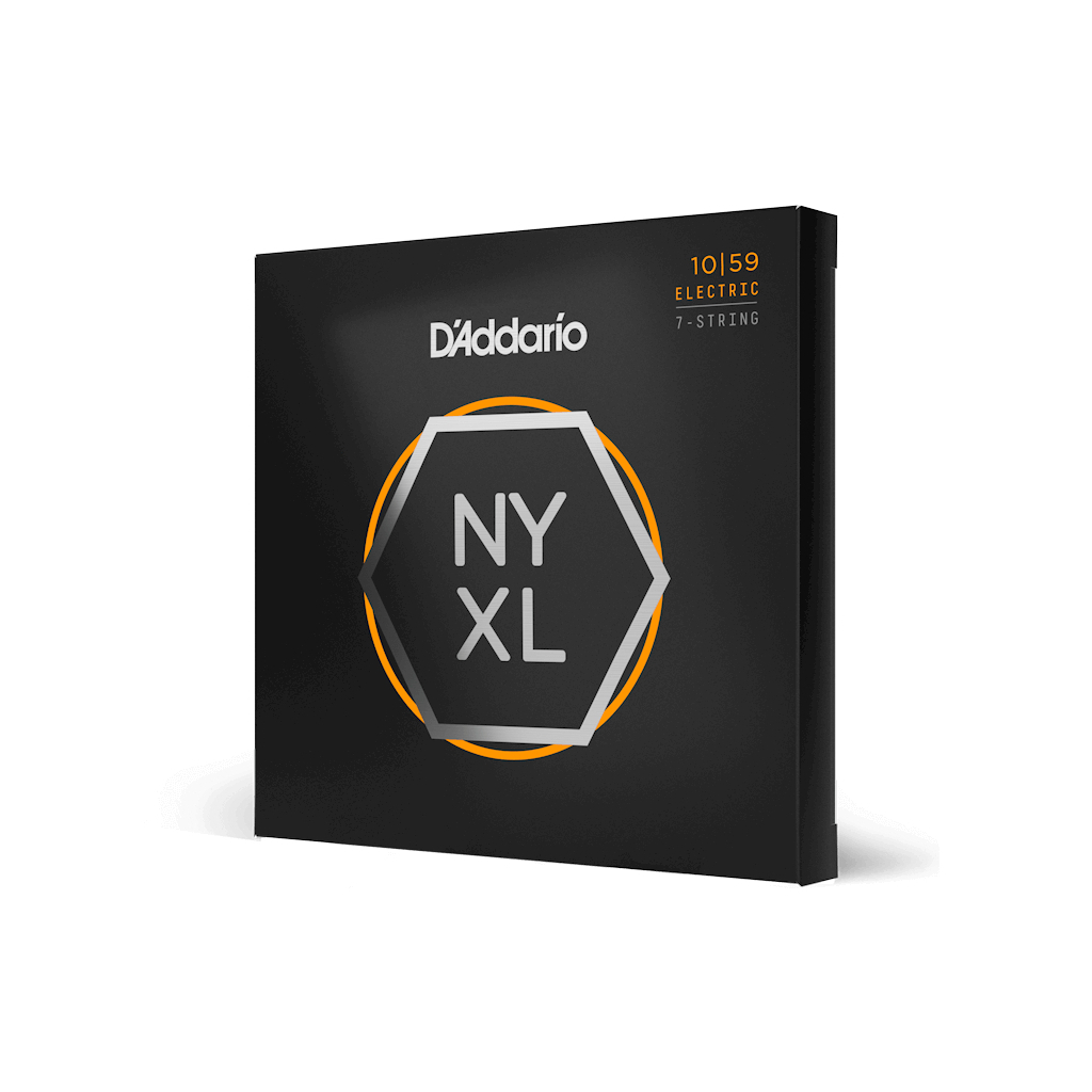 Струни для гітари D'Addario NYXL Regular Light 7-String (10-59) (NYXL1059) - зображення 2