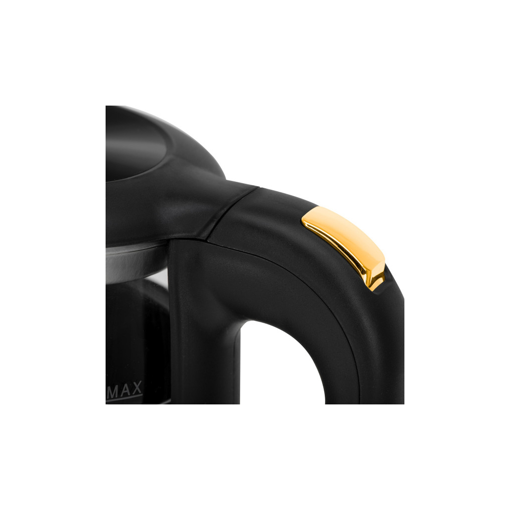 Електрочайник Adler AD 1305 black gold - зображення 7