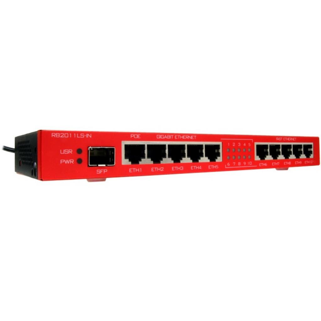 Маршрутизатор Mikrotik RB2011LS-IN - зображення 4