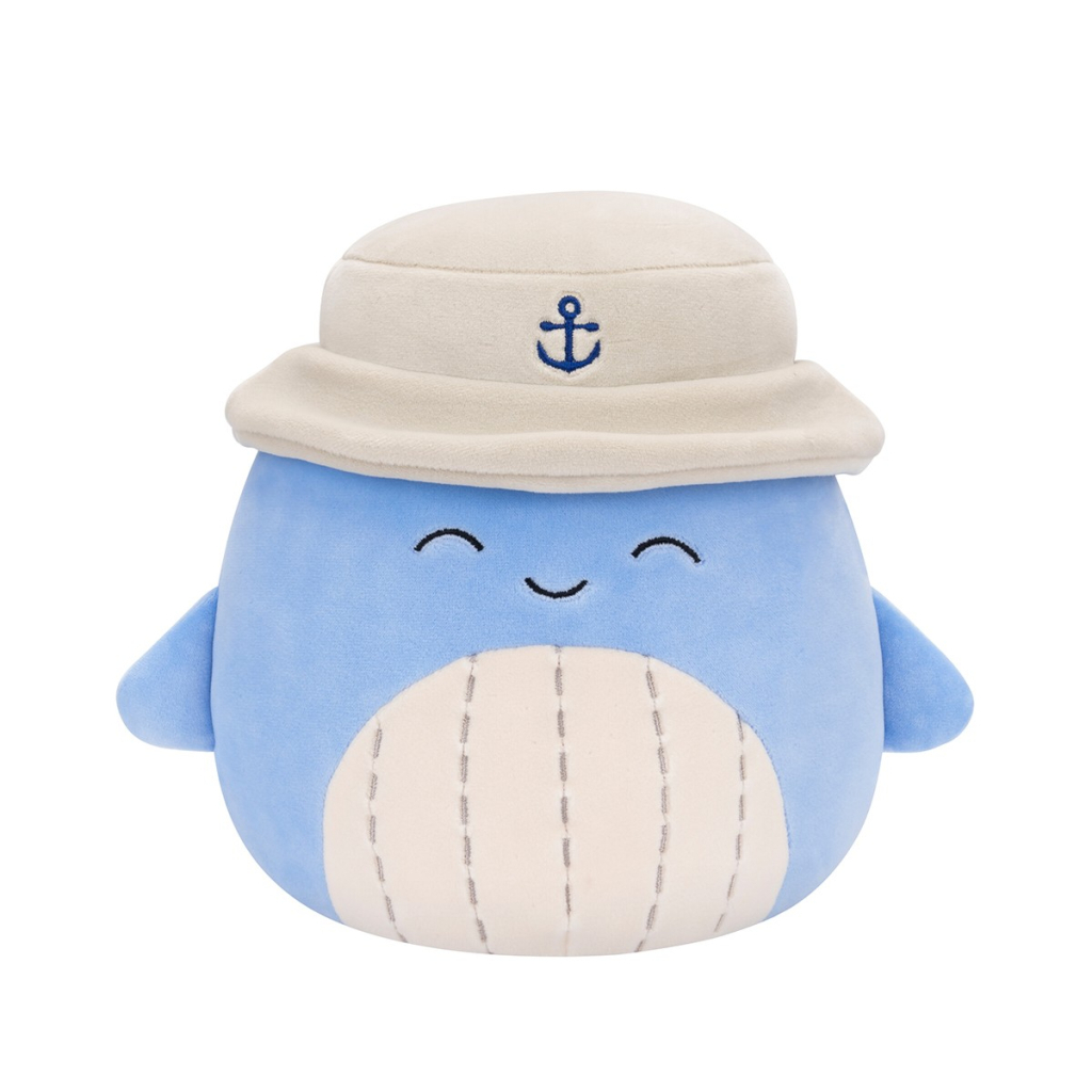 М'яка іграшка Squishmallows Синій кит Самір у панамі 19 см (SQCR06593) - зображення 1