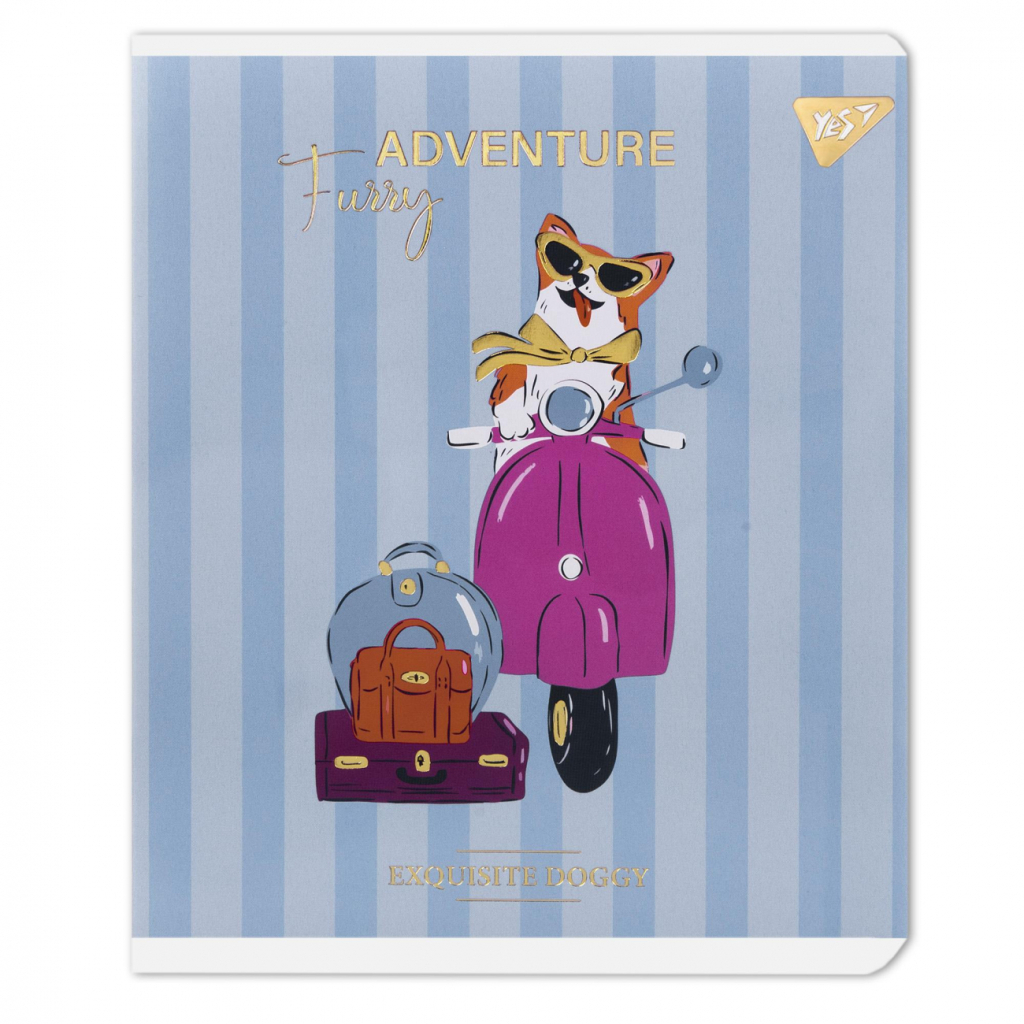 Зошит Yes Exquisite doggy А5 24 аркушів клітинка (767536) - зображення 8