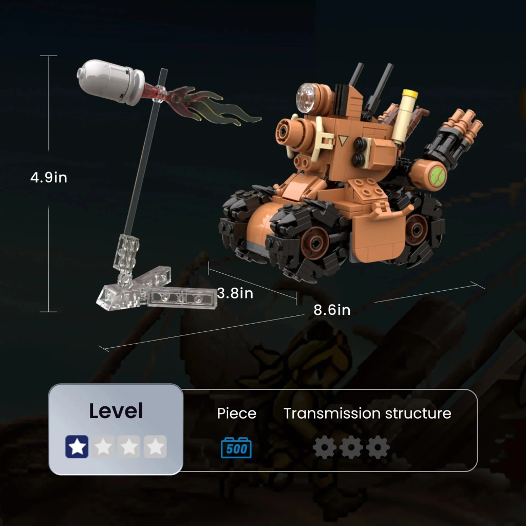 Конструктор Pantasy Metal Slug Металевий слимак серії SV-001TYPE-R (86232) - зображення 3
