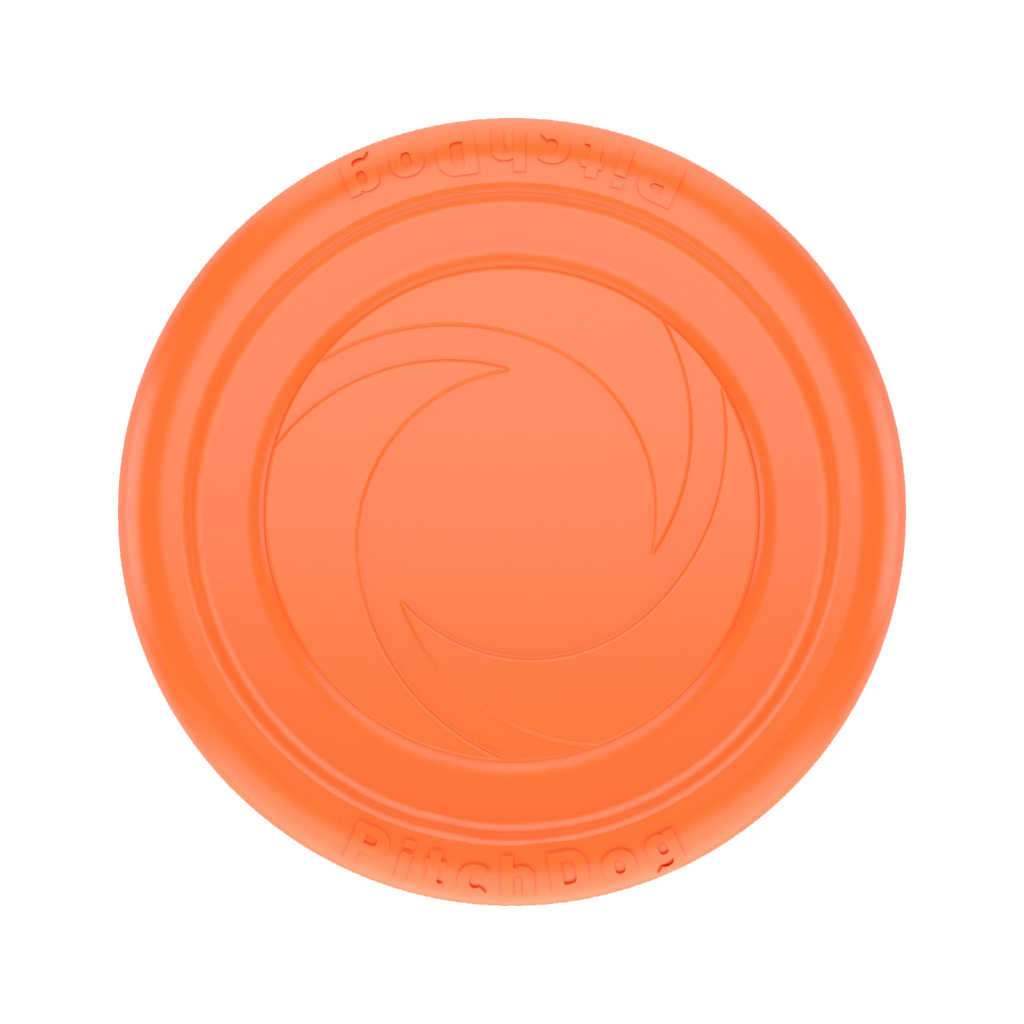 Іграшка для собак Collar Літаюча тарілка PitchDog 24 см жовтогаряча (62474) - изображение 1