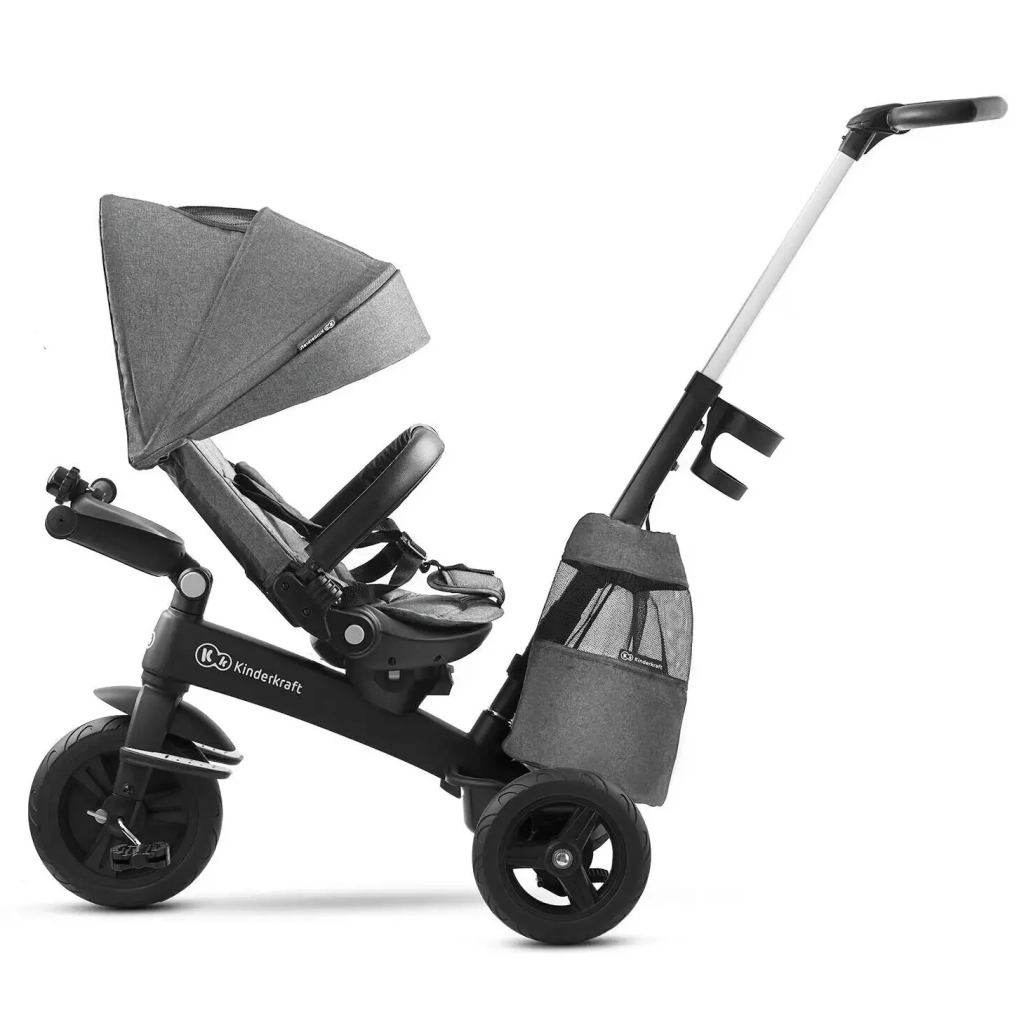 Дитячий велосипед Kinderkraft Easytwist Platinum Grey (KKRETWIGRY0000) (5902533914487) - зображення 4