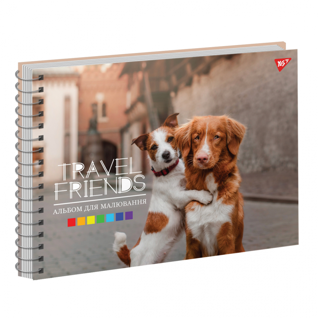 Альбом для малювання Yes А4 30 Спіраль Travel friends (130571) - зображення 1