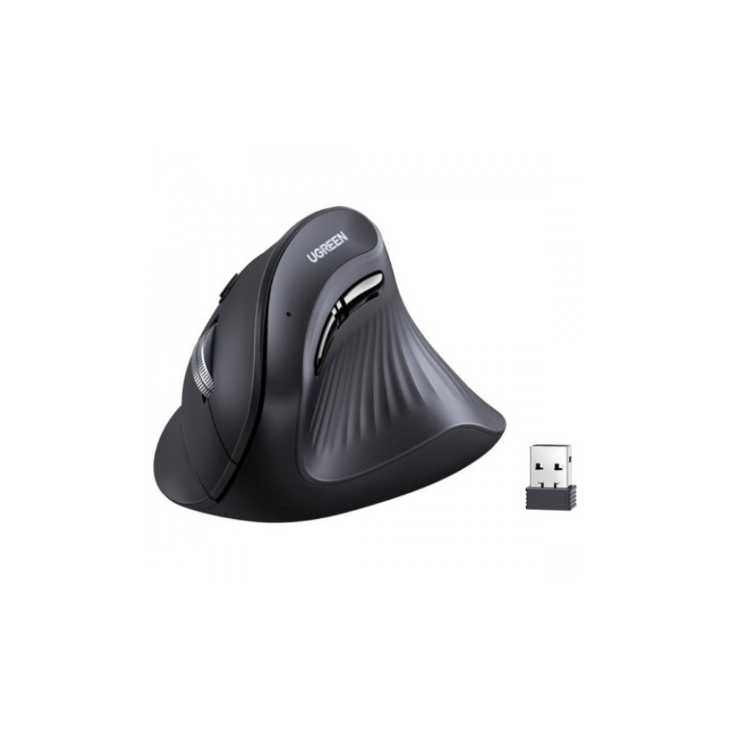 Мишка Ugreen MU008 Vertical Wireless Black (25444) - зображення 1