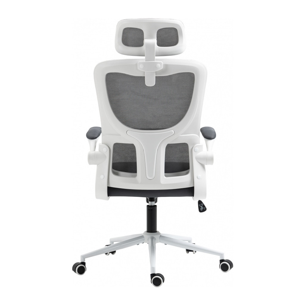Офісне крісло GT Racer X-5728 White/Gray - зображення 7