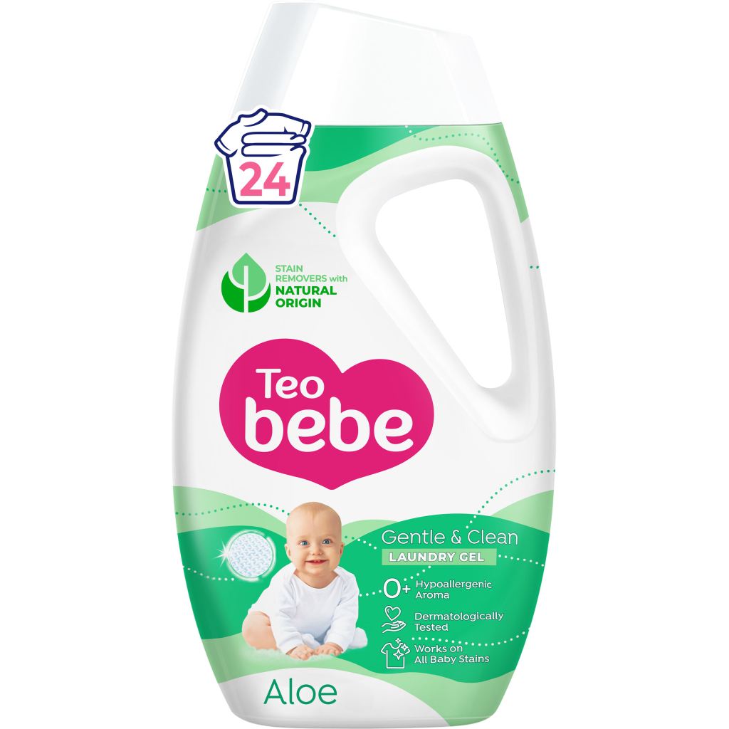 Гель для прання Teo bebe Gentle & Clean Aloe 1080 мл (3800024048760) - зображення 1