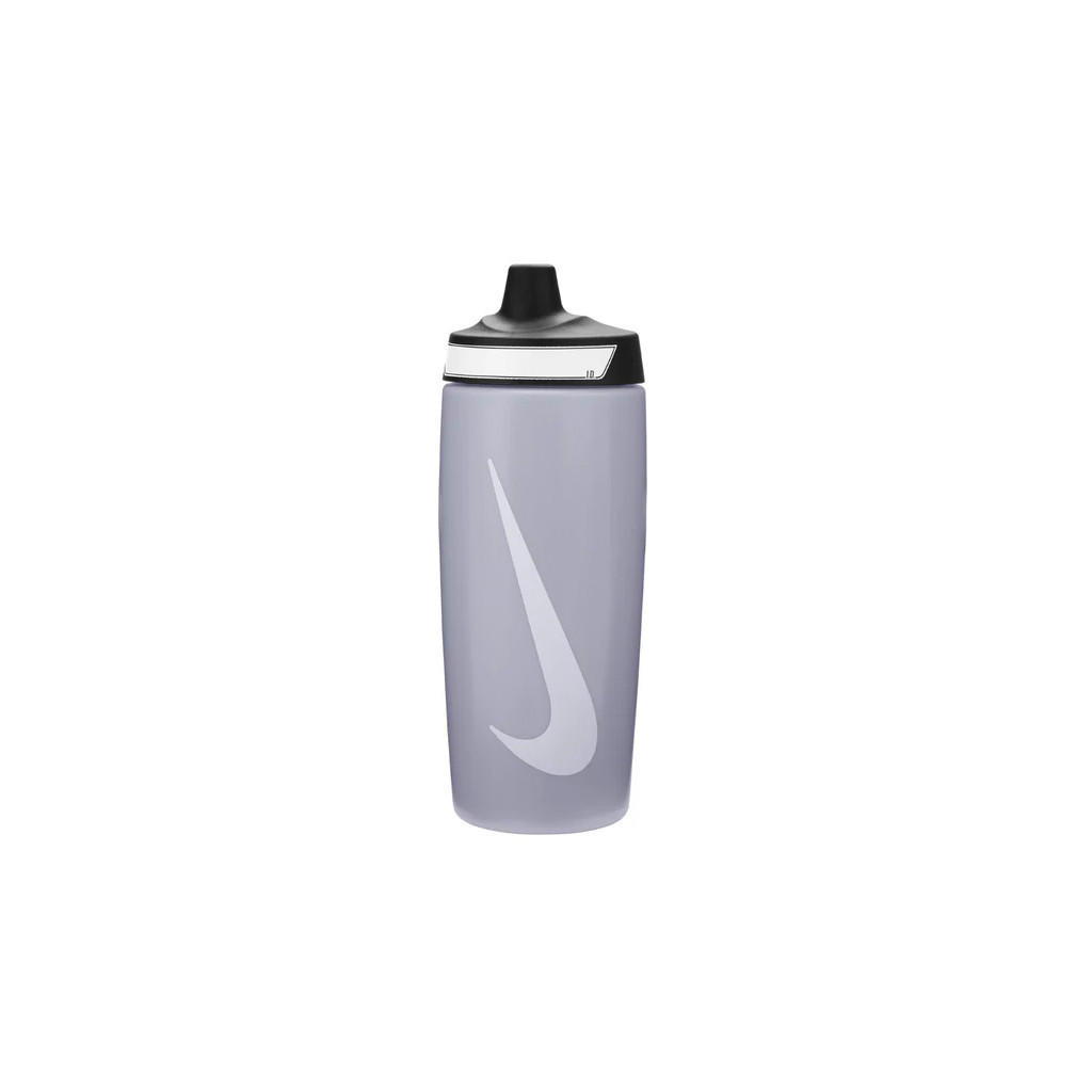 Пляшка для води Nike Refuel Bottle 18 OZ сірий, чорний, білий 532 мл N.100.7665.086.18 (887791747495) - зображення 1