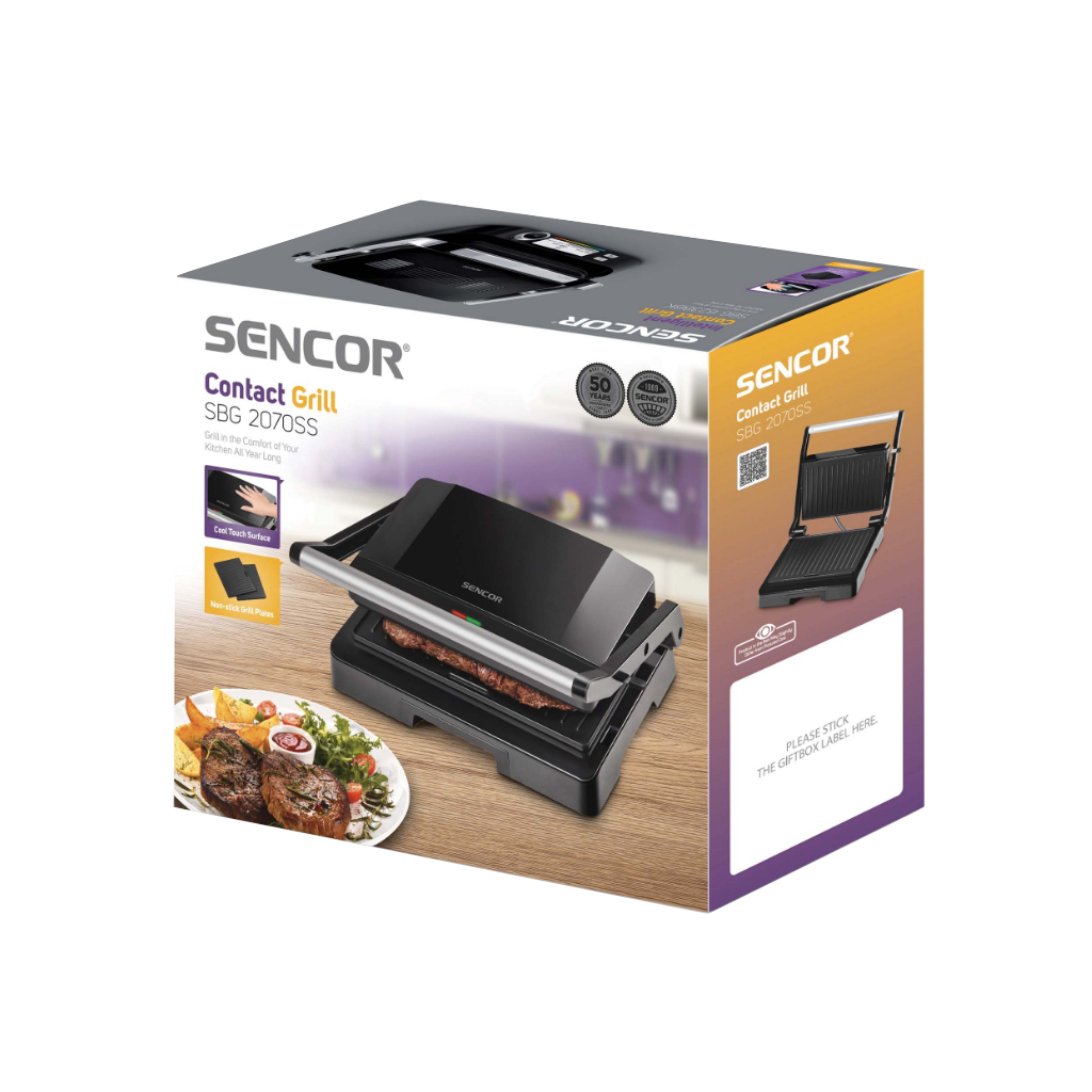 Електрогриль Sencor SBG 2070SS - зображення 8
