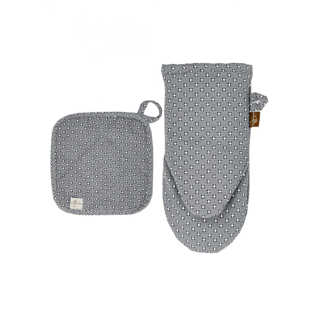 Кухонна прихватка Прованс Merry Christmas сіра 20х20 (031456) - изображение 4