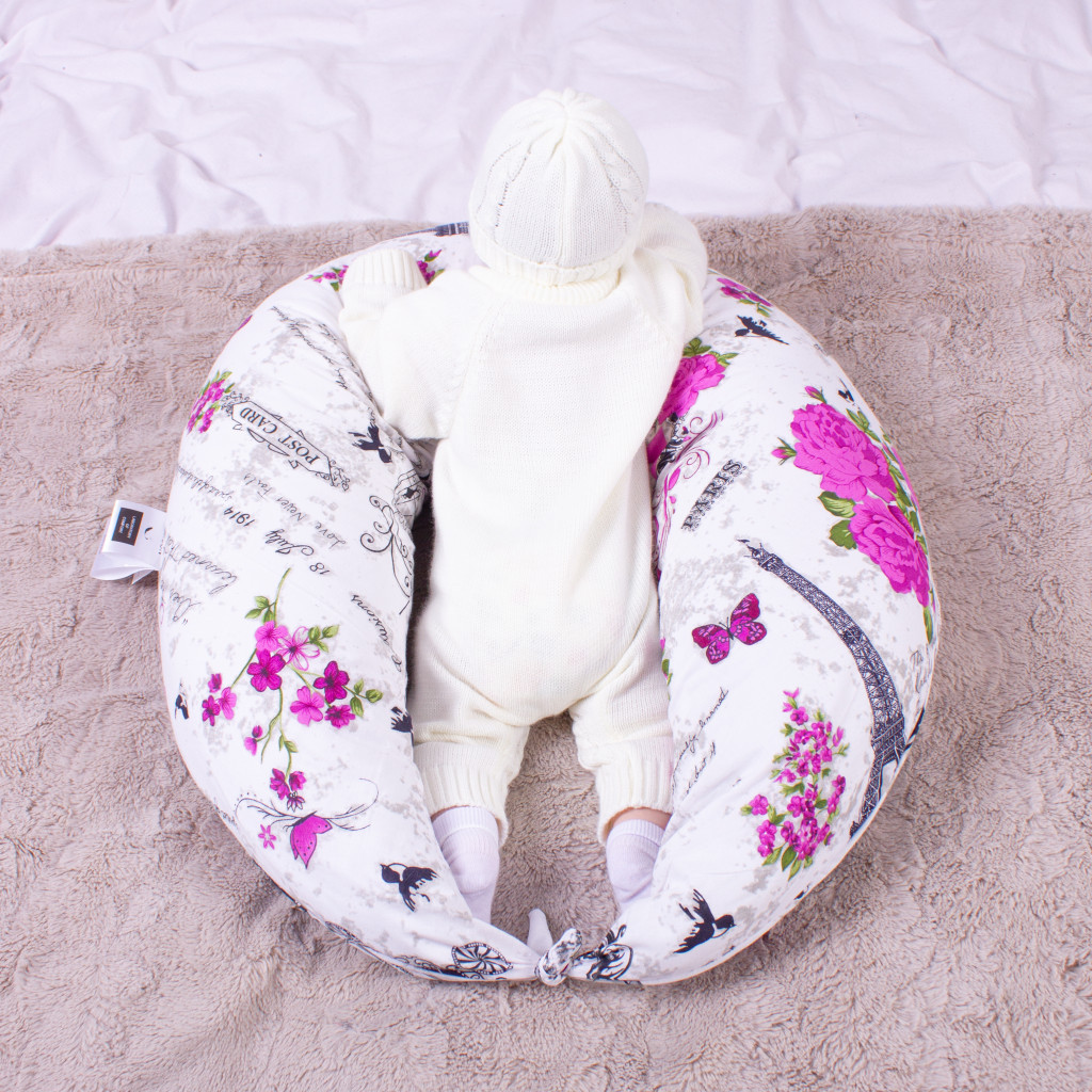 Подушка MirSon для вагітних та годування №8327 Print Line 17-0188 Grettir Бязь 30х170х20 см (2200006200529) - изображение 9