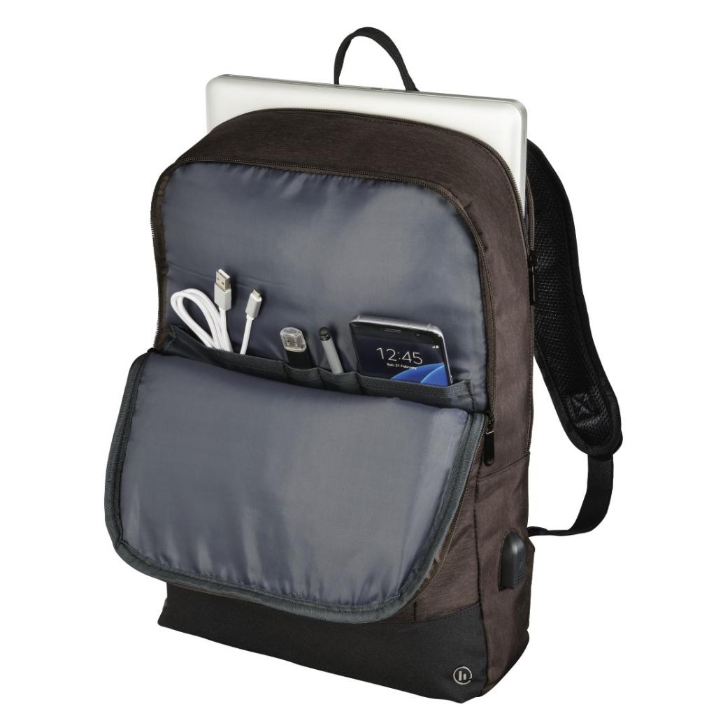 Рюкзак для ноутбука Hama 17.3" Manchester, brown (00101893) - зображення 3
