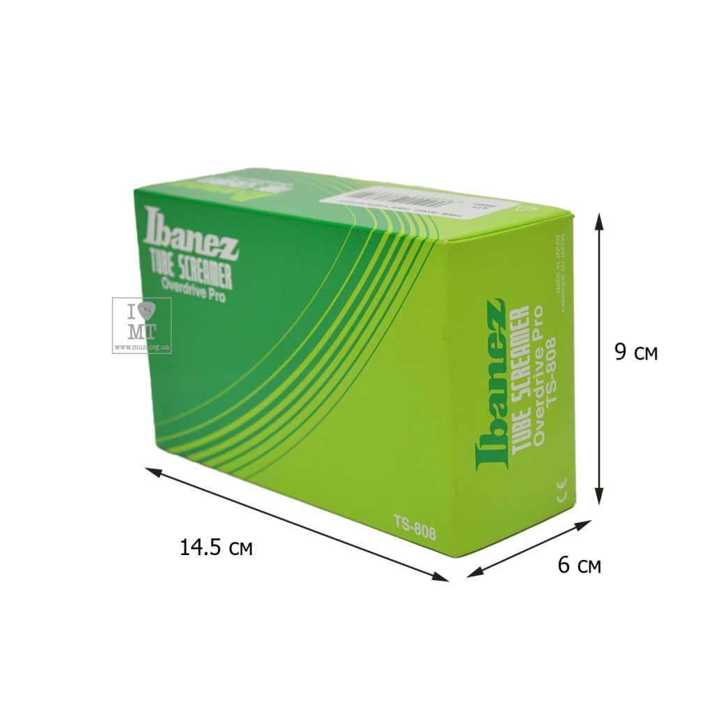 Педаль ефектів Ibanez TS808 Tube Screamer (44051) - зображення 14