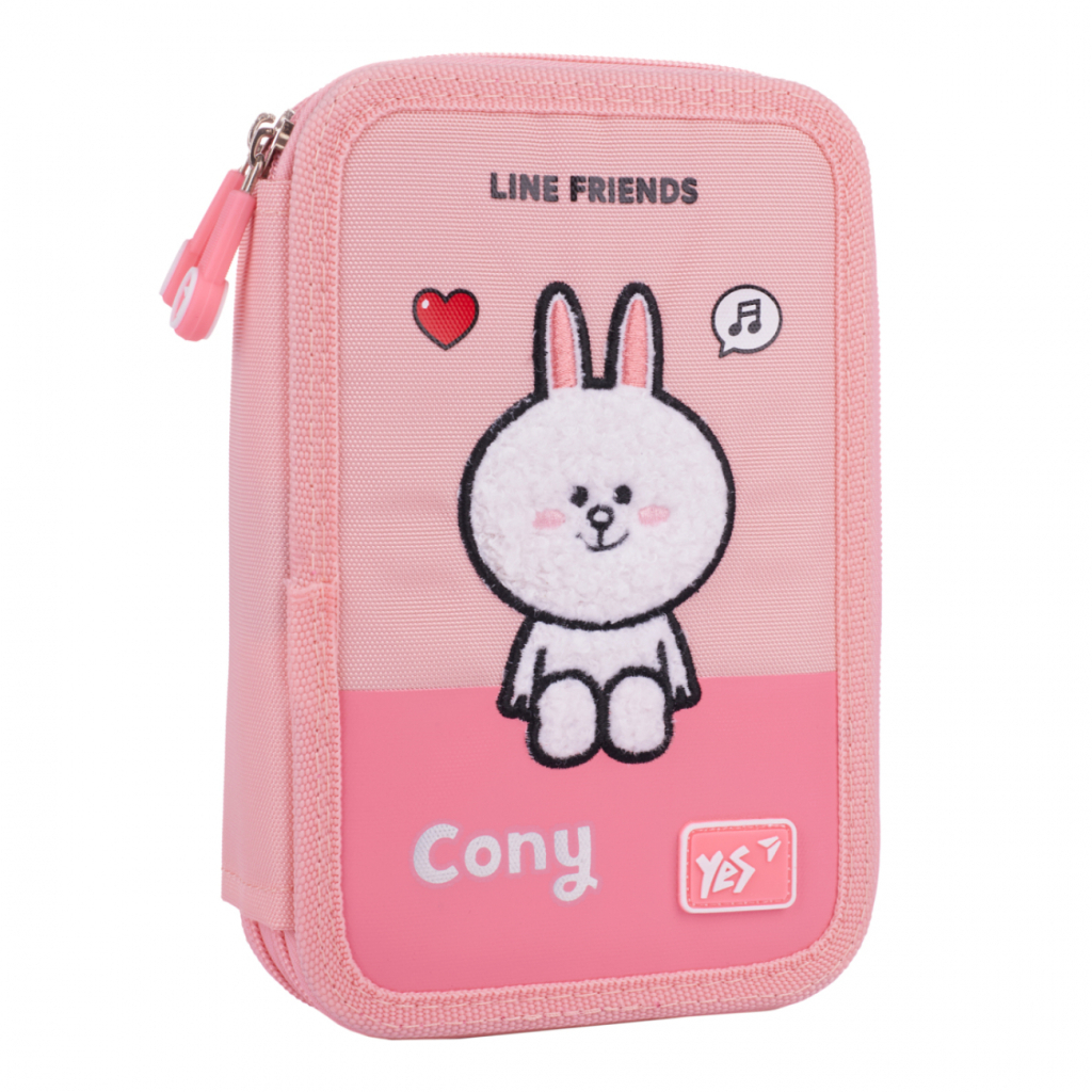 Пенал Yes Line Friends Pretty Choco and Cony HP-01 твердий подвійний (533638) - зображення 1