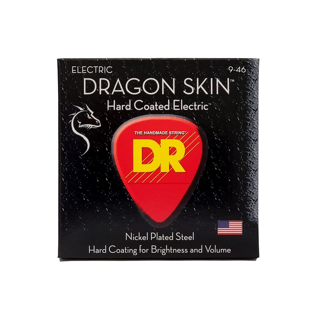 Струни для гітари DR Strings DRAGON SKIN Electric - Light Heavy (9-46) (DSE-9/46) - зображення 1