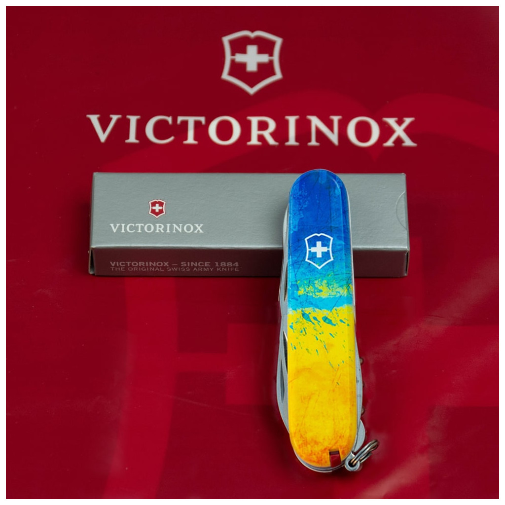 Ніж Victorinox Climber Ukraine Жовто-синій малюнок (1.3703.7_T3100p) - зображення 12