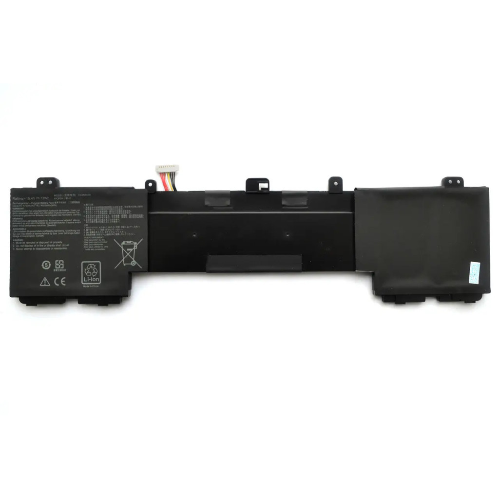 Акумулятор до ноутбука Asus ZenBook UX550VE C42N1630, 4790mAh (73Wh), 4cell, 15.4V, Li-Pol AlSoft (A47887) - зображення 1