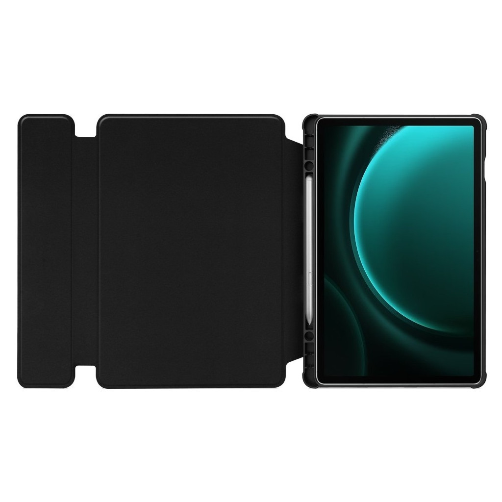 Чохол до планшета BeCover 360° Rotatable Samsung Tab S9 Plus (SM-X810/SM-X816)/S9 FE Plus (SM-X610/SM-X616) 12.4" Black (710398) - зображення 4