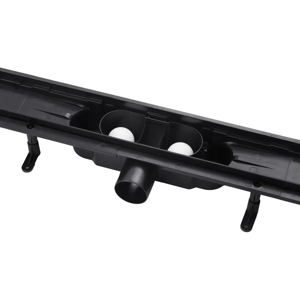 Душовий гарнітур Kroner Armada-SCH066 + змішувач Edelstahl Klassisch-SCH010 + трап лінійний Harz SCH60 Sektion Schwarz (CVS30169) - picture 9