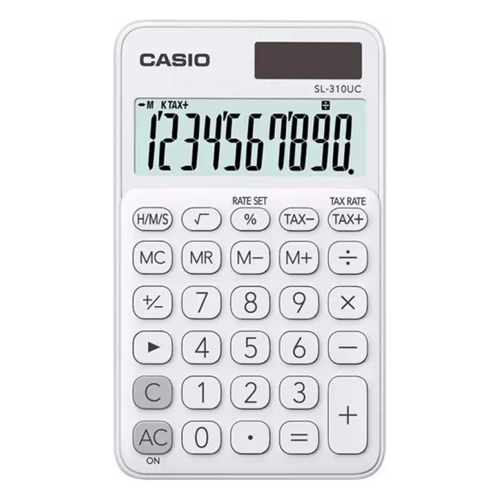 Калькулятор Casio SL-310UC-WE-W-EC (CALC-CAS-SL-310UC-WE) - зображення 1
