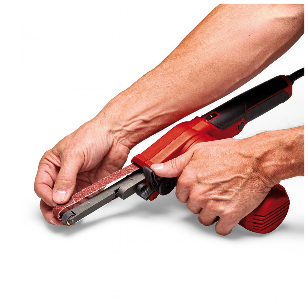 Шліфувальна машина Einhell стрічкова TC-BF500E, 500Вт, 300-1700 об/хв, 457х13 мм,, 1.44кг (4461020) - зображення 7