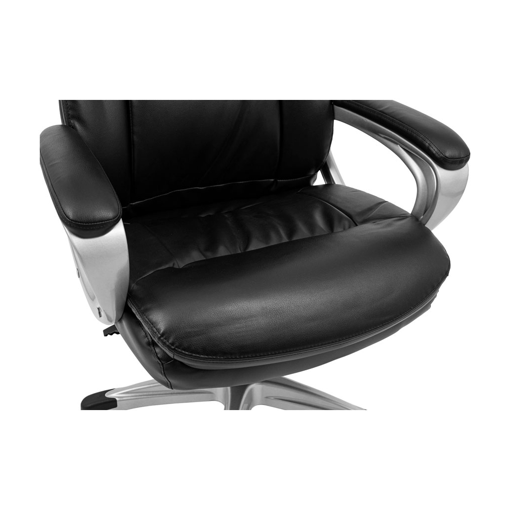Офісне крісло Richman Еліт Про Пластик Річ M-1 (Tilt) Шкіра Спліт Чорна (R00000041855) - зображення 8