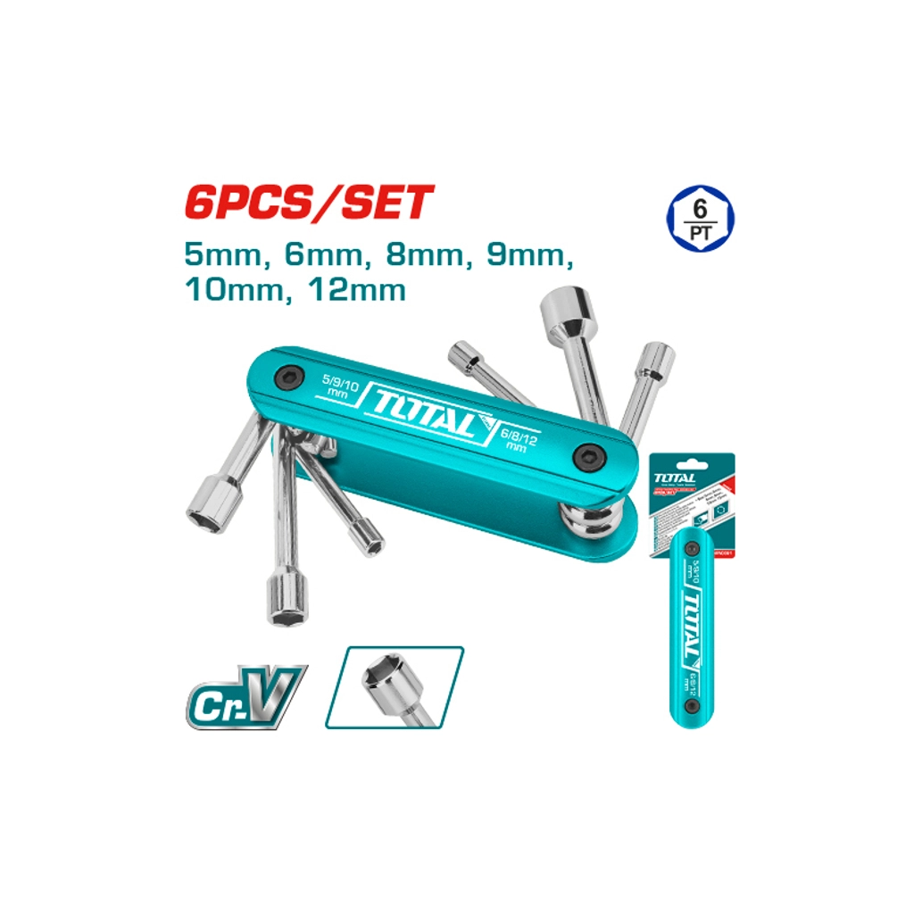 Ключ Total THFND061 гайкових торцевий, 5-12мм, 6шт. (THFND061) - зображення 2