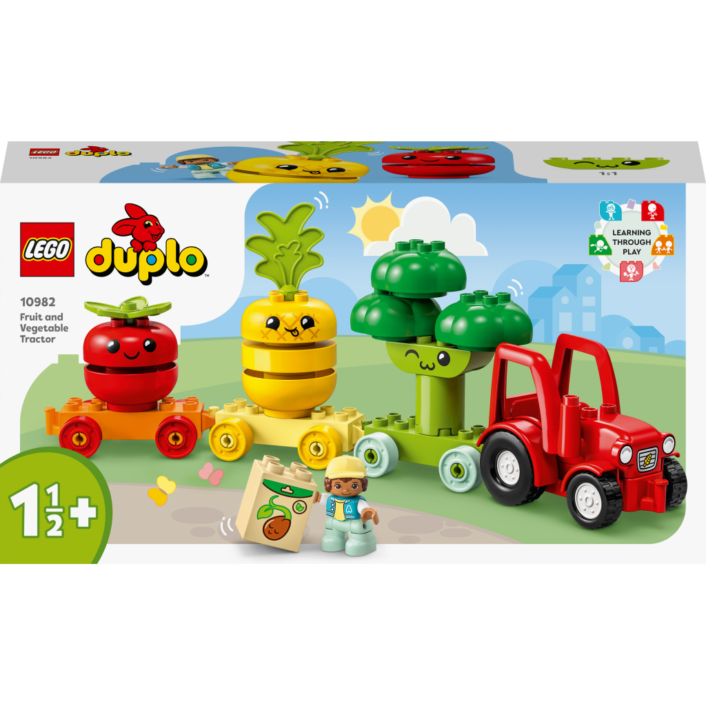 Конструктор LEGO DUPLO My First Трактор для вирощування фруктів та овочів 19 деталей (10982) - зображення 1