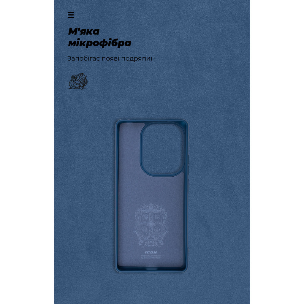 Чохол до мобільного телефона Armorstandart ICON Xiaomi Redmi Note 13 Pro 4G Dark Blue (ARM73137) - зображення 4