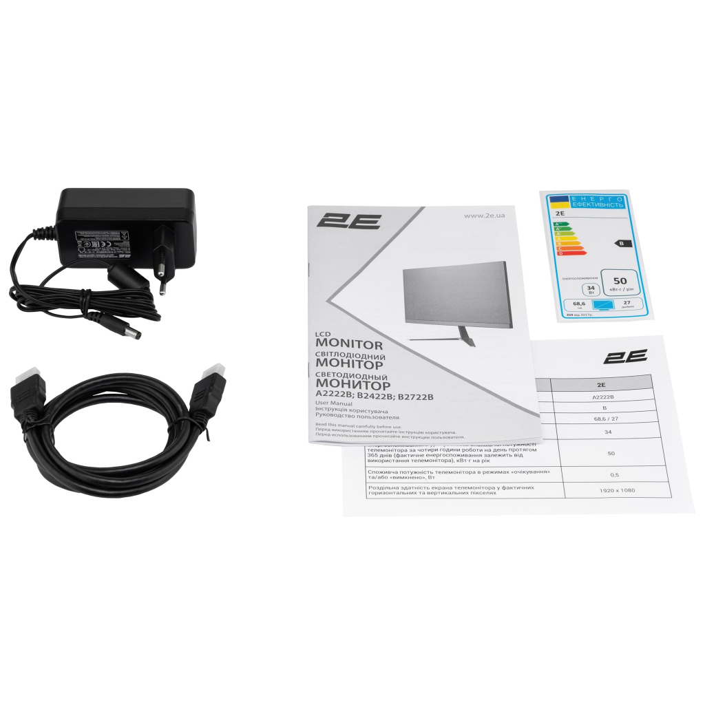 Монітор 2E A2222B (2E-A2222B-01.UA) - зображення 9