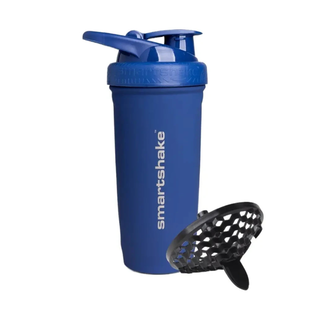 Шейкер спортивний SmartShake Reforce Stainless Steel 30oz/900ml Navy Blue (11153101) - зображення 2
