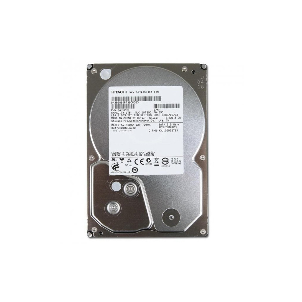 Жорсткий диск 3.5" 1TB WDC Hitachi HGST (# HUA722010CLA330 #) - зображення 1