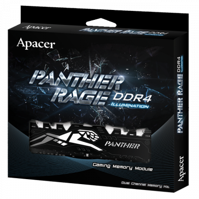 Модуль пам'яті для комп'ютера DDR4 16GB (2x8GB) 2800 MHz Panther Rage Series Apacer (EK.16GAW.GFJK2) - зображення 4