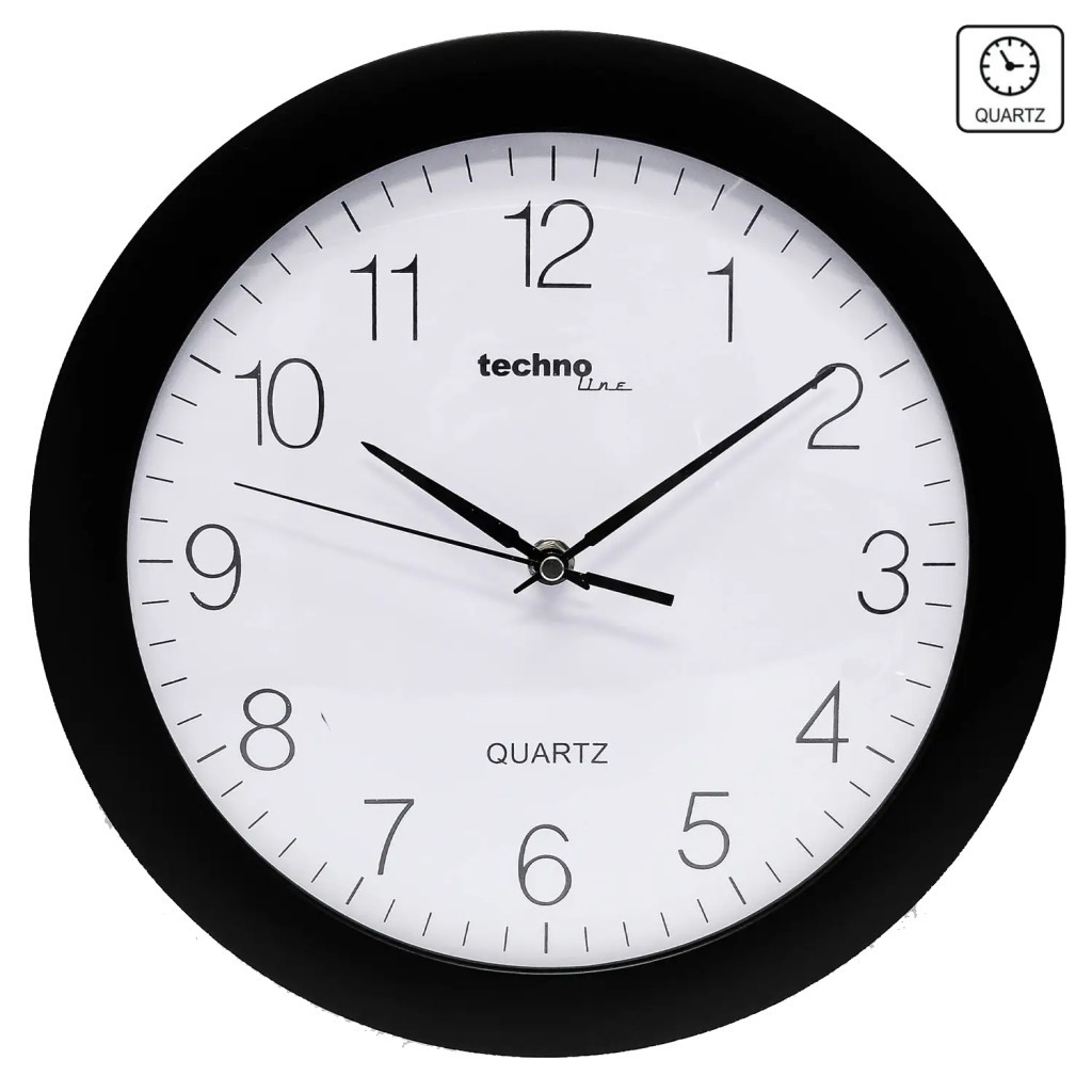 Настінний годинник Technoline WT7000 Black (WT7000 schwarz) (DAS301796) - зображення 3