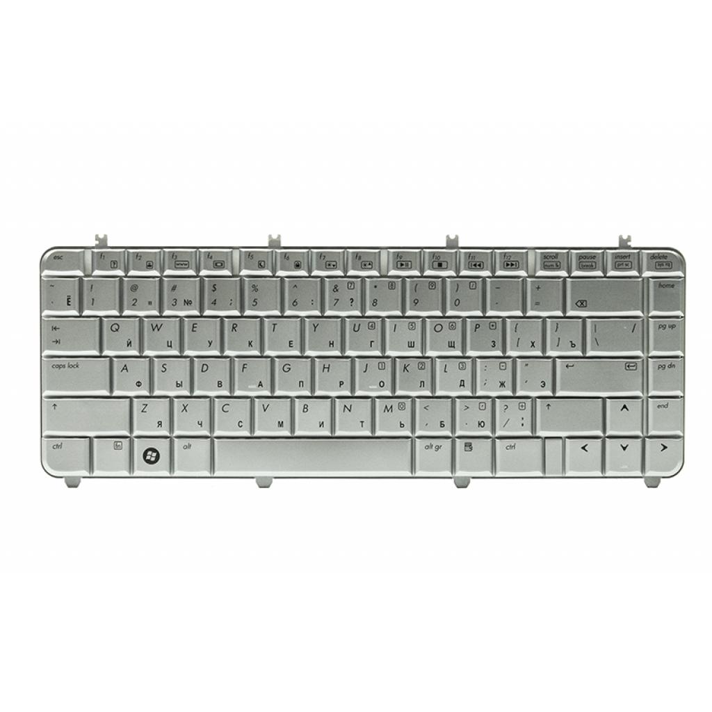 Клавіатура ноутбука PowerPlant HP Pavilion DV5/DV5T-1000 срібло (KB310951) - зображення 1