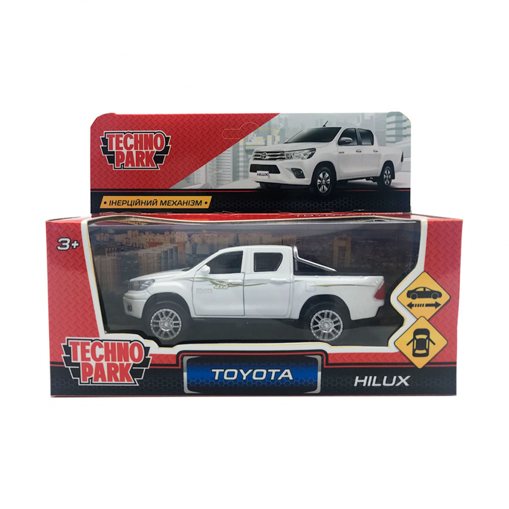Машина Технопарк Toyota Hilux білий (FY6118-WT) - зображення 4