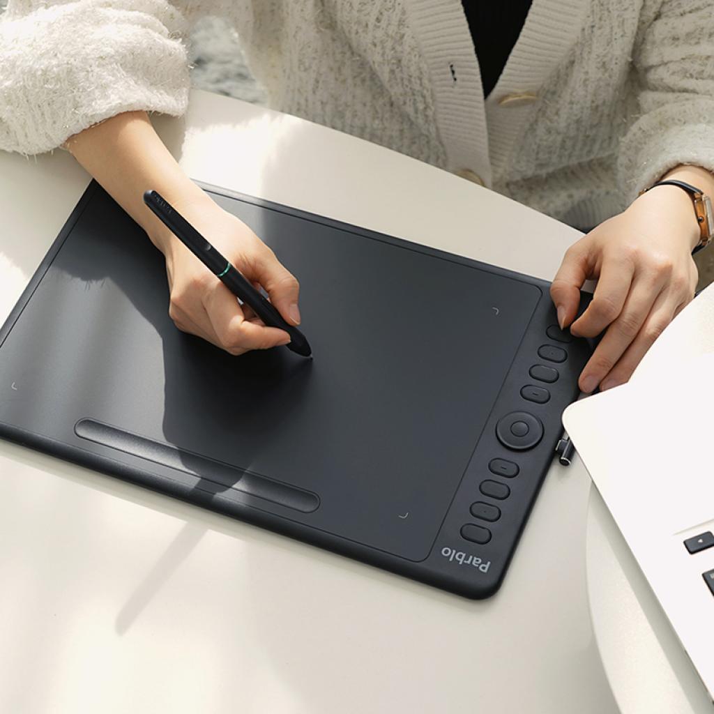 Графічний планшет Parblo Intangbo M Black (INTANGBOM) - зображення 5